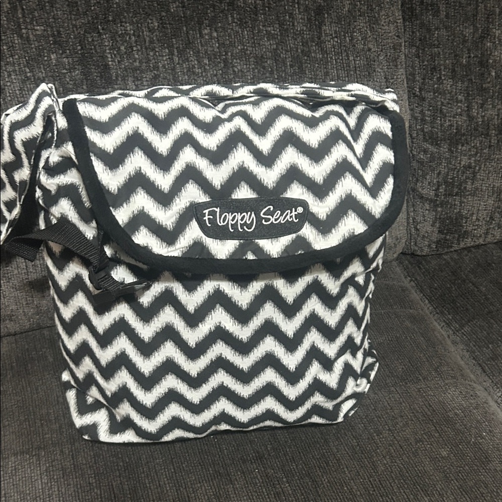 Black and White Zigzag Kids Bag